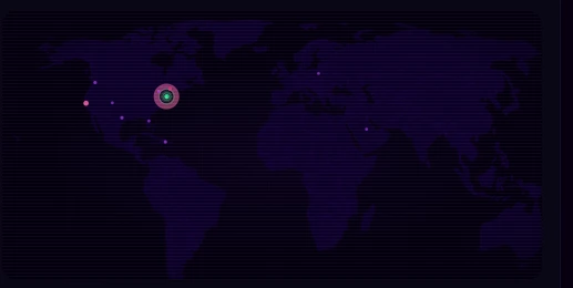 Listener geographic heatmap, US East Coast concentration